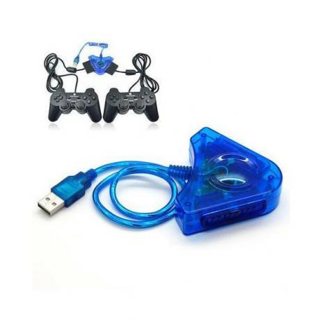 Adaptador Usb Duplo Controle Ps2 E Ps1 Para Jogar Pc e Ps3 - Foto 3