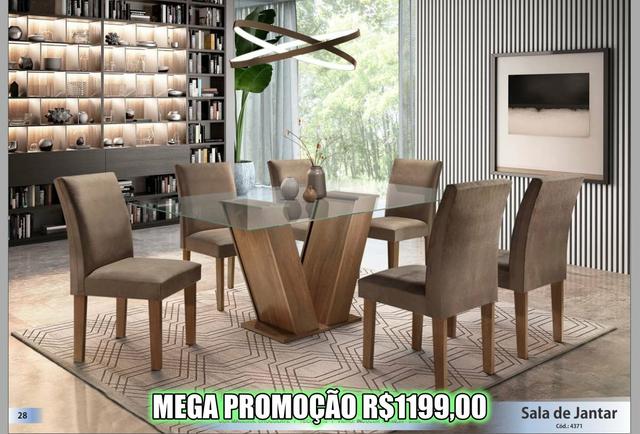 Super Promoção - Sala de Jantar em Laica - Foto 3
