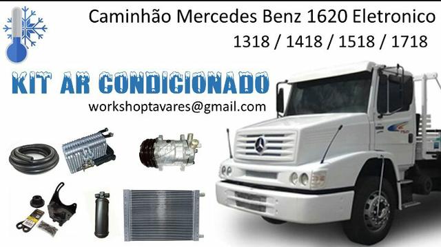 Kit ar condicionado mb 1620 scania volvo vw constelation