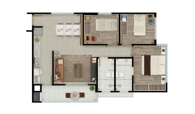 The Hills - Apartamentos novos no Centro! 3 quartos 86m² - Foto 2