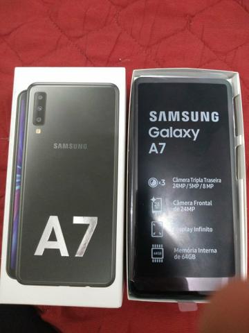 Samsung A7 nunca usado com nota