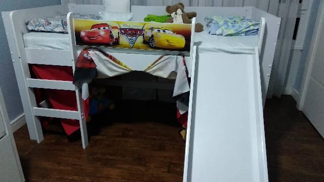 Cama infantil com escorregador 1,88 x 0,88 - Foto 3