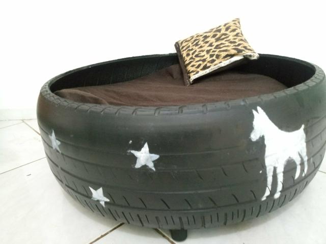 Cama de pneu pet - entrega gratuita Sorocaba - Foto 3