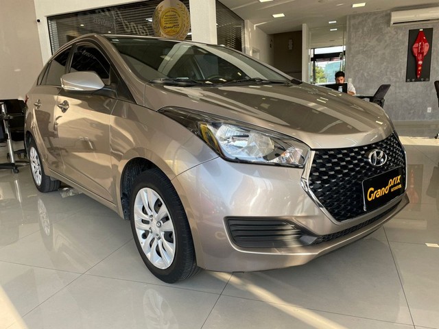 HYUNDAI HB20S 2019 1.6 COMFORT PLUS 16V FLEX 4P MANUAL CINZA COMPLETO ÚNICO DONO!