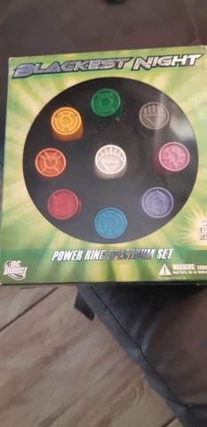 Anéis Lanterna Verde - A Noite Mais Densa - DC Comics Blackest Night - Foto 3