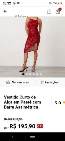 Vestido lindo em paite