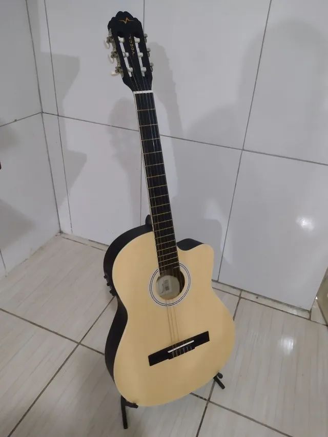Violão Vogga elétrico Com Afinador Digital  - Foto 2