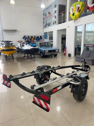 CARRETA RODOVIÁRIA P JET SKI EM ALUMÍNIO 2024, Pronta Entrega, Parcelamos 21x - Foto 2