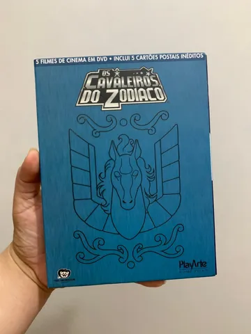 OS CAVALEIROS DO ZODIACO OMEGA DUBLADO 5 DVDS - BANCA 14 BIS