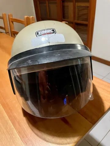 Capacete retrô marca Tork Helmets tamanho 56 - Foto 2