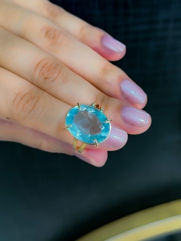 Anel feminino em ouro18k  - Foto 2