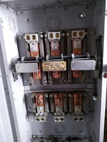 Chave faca blindada de 400 amperes (nova) - Foto 4