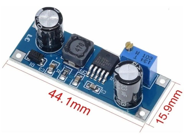 Conversor Xl7015 Dc-dc Módulo Step-down Entrada 5v-80v Arduino Automação COD-AM497 