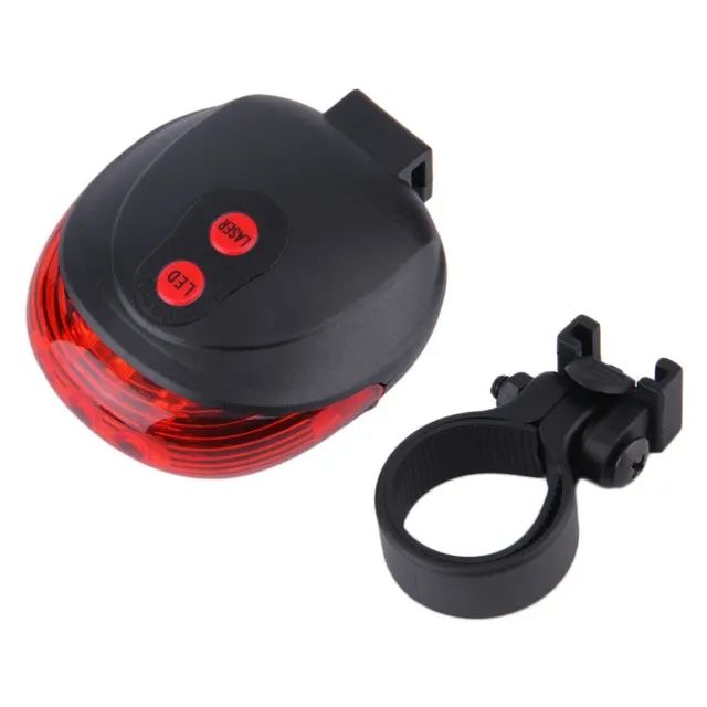  Lanterna Luz 4 Led Traseira Ciclovia Bike 4 Laser wpp:.43. *
