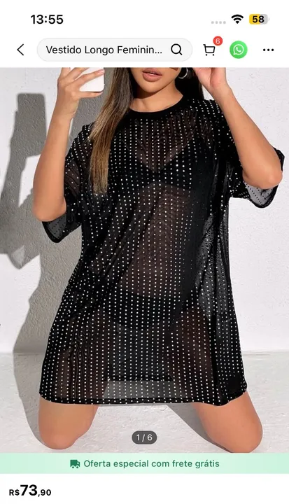 Vendo vestido (estilo camisão).