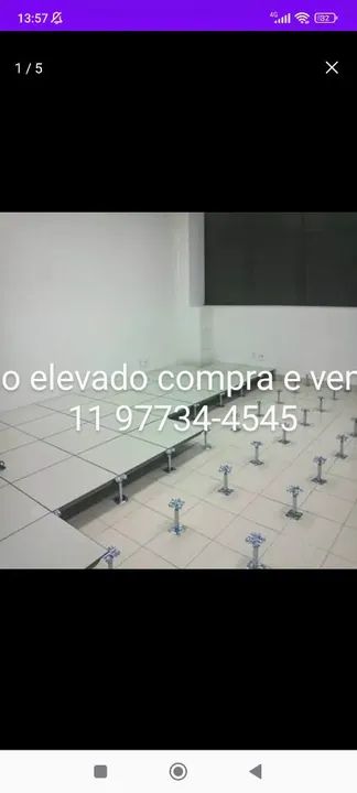 Compra e venda de piso elevado e carpete 