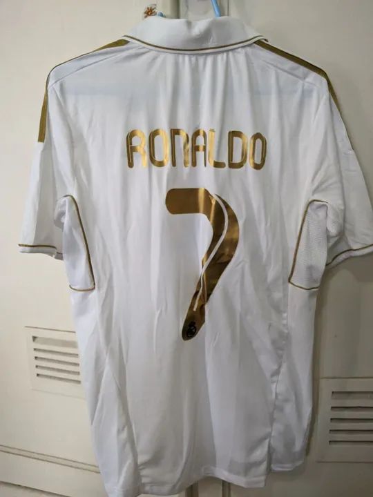 Camisa Real Madrid Cristiano Ronaldo 7 2011 - Foto 5