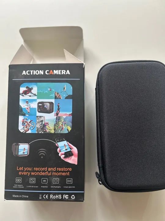 Câmera de Ação Esportiva 4K com Acessórios - Foto 6