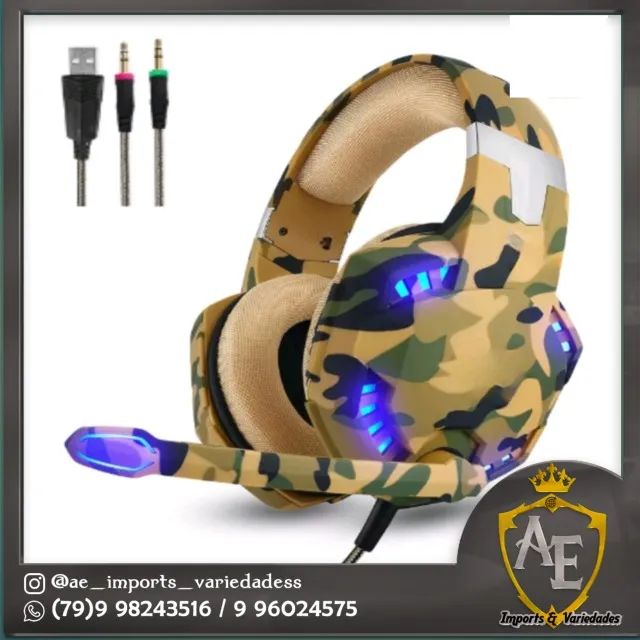 fone gamer headset 