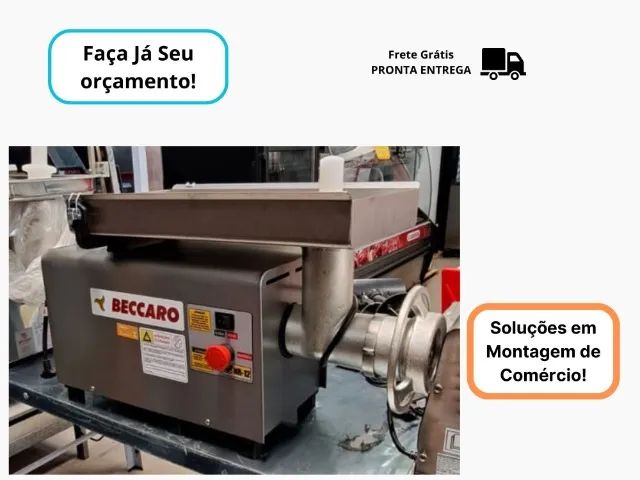 Moedor de Carne Beccaro Boca 22 Novo Bivolt