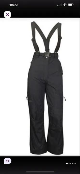 calça para neve c/ suspensório tam.m Wedze