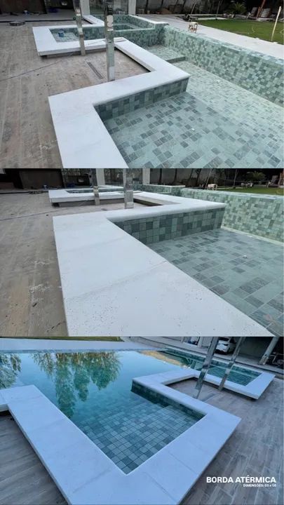 Borda atérmica para piscinas 