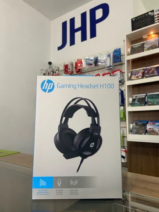 Headset Gaming HP H100 Preto - Loja física - Parcelamos sem juros - Foto 2