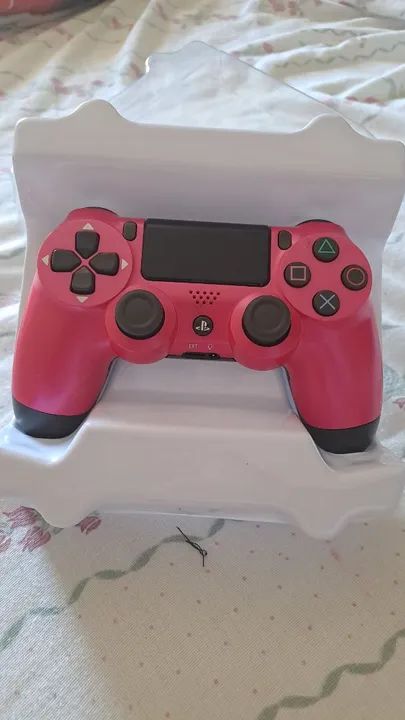 Controle PS4 Rosa