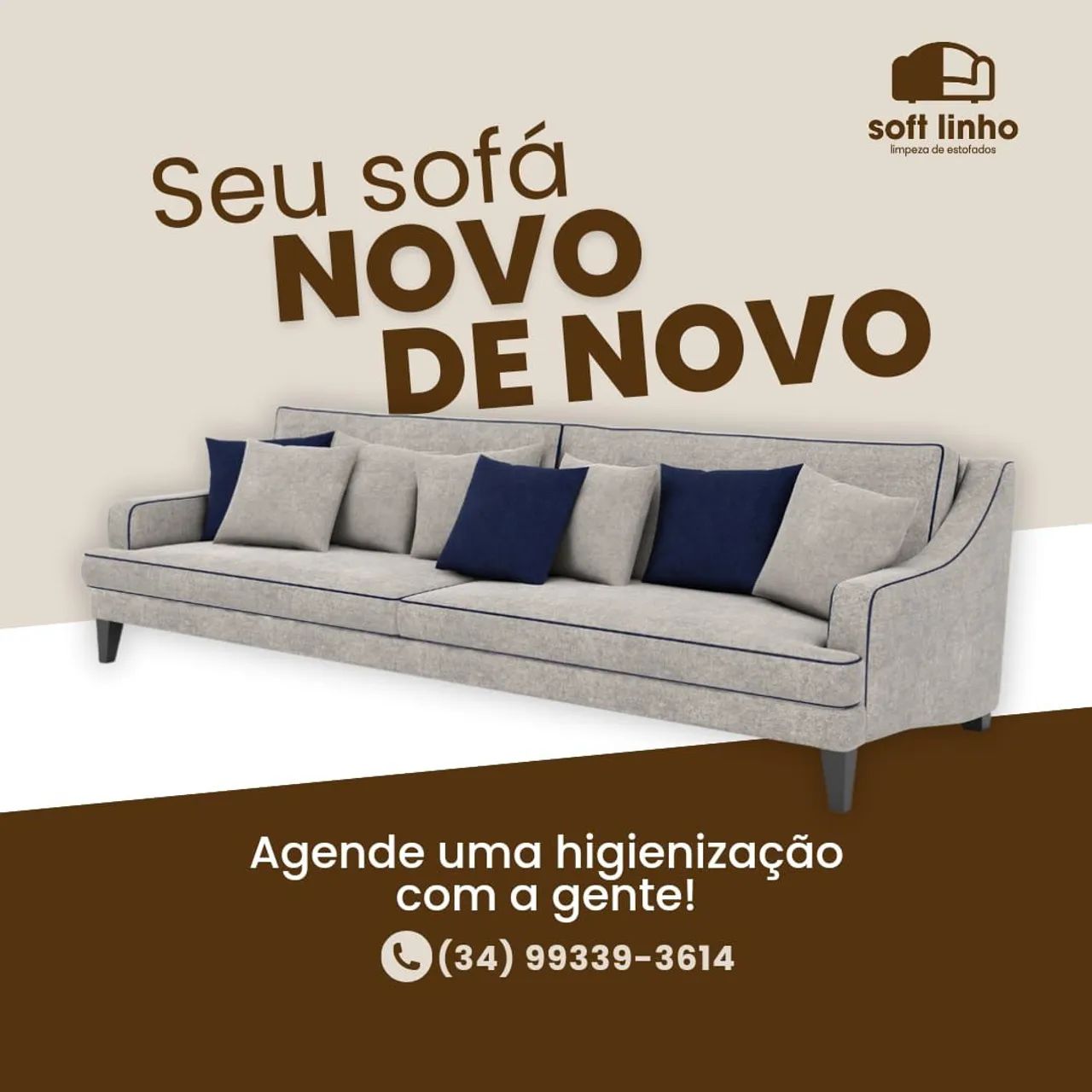 Limpeza de Estofados Profissional - Soft Linho - Foto 4