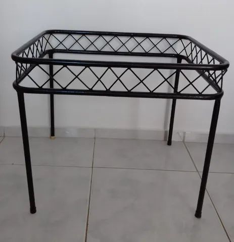Mesa decorativa com mármore