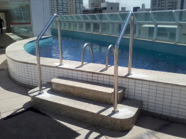 escada, cascata, duchas para piscinas. - Foto 4