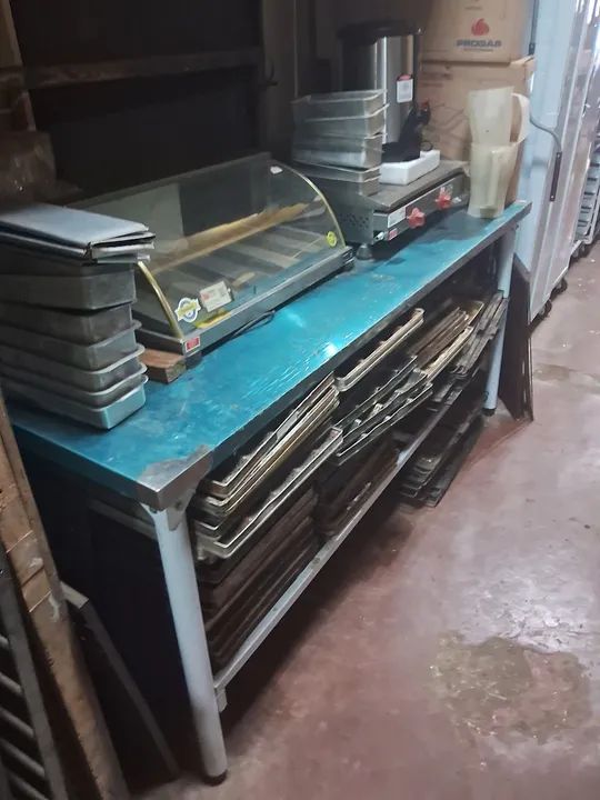 Mesas tampo inox novas 