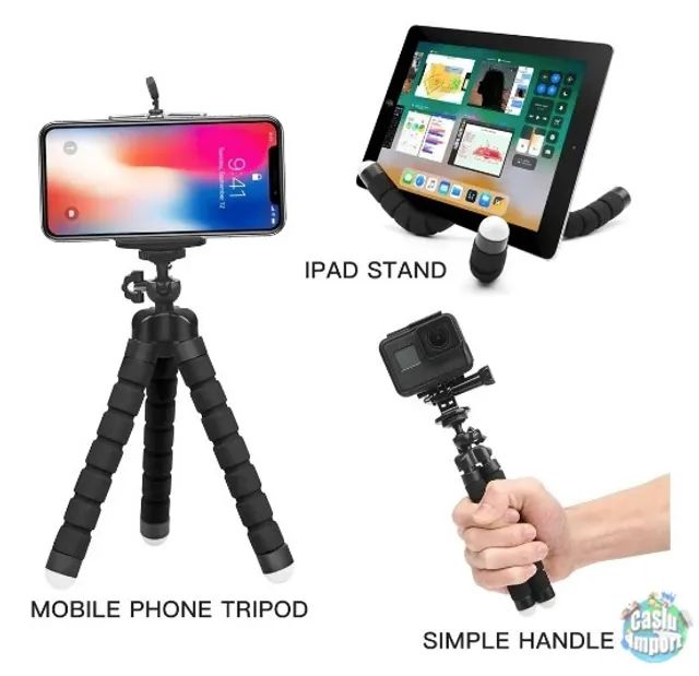 Tripé super flexível para celular e câmeras - Foto 5
