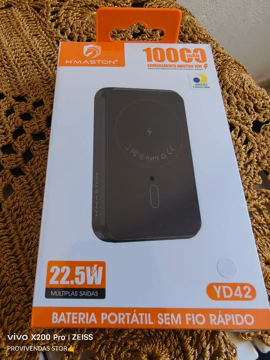 Carregador Portatil H?maston 10000MAH YD42 Inducao,Carregamento Rapido 22,5w OLX pay.