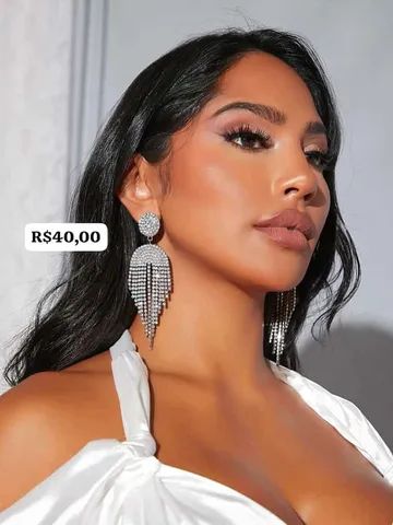 Brinco lindo e maravilhoso a cara da riqueza - Foto 2