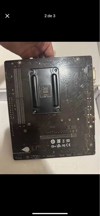 Placa Mãe MSI A520, 2 RAM 16gb  - Foto 3