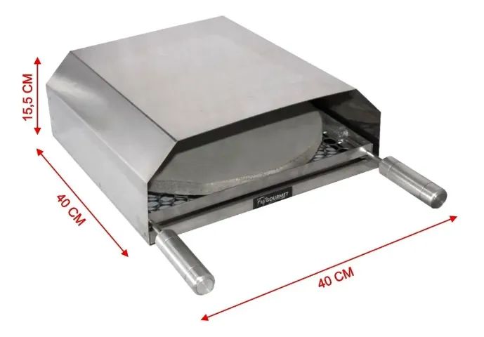 Forno De Pizza Costela Assados  Multiuso Para Churrasqueira De Alvenaria - Foto 5