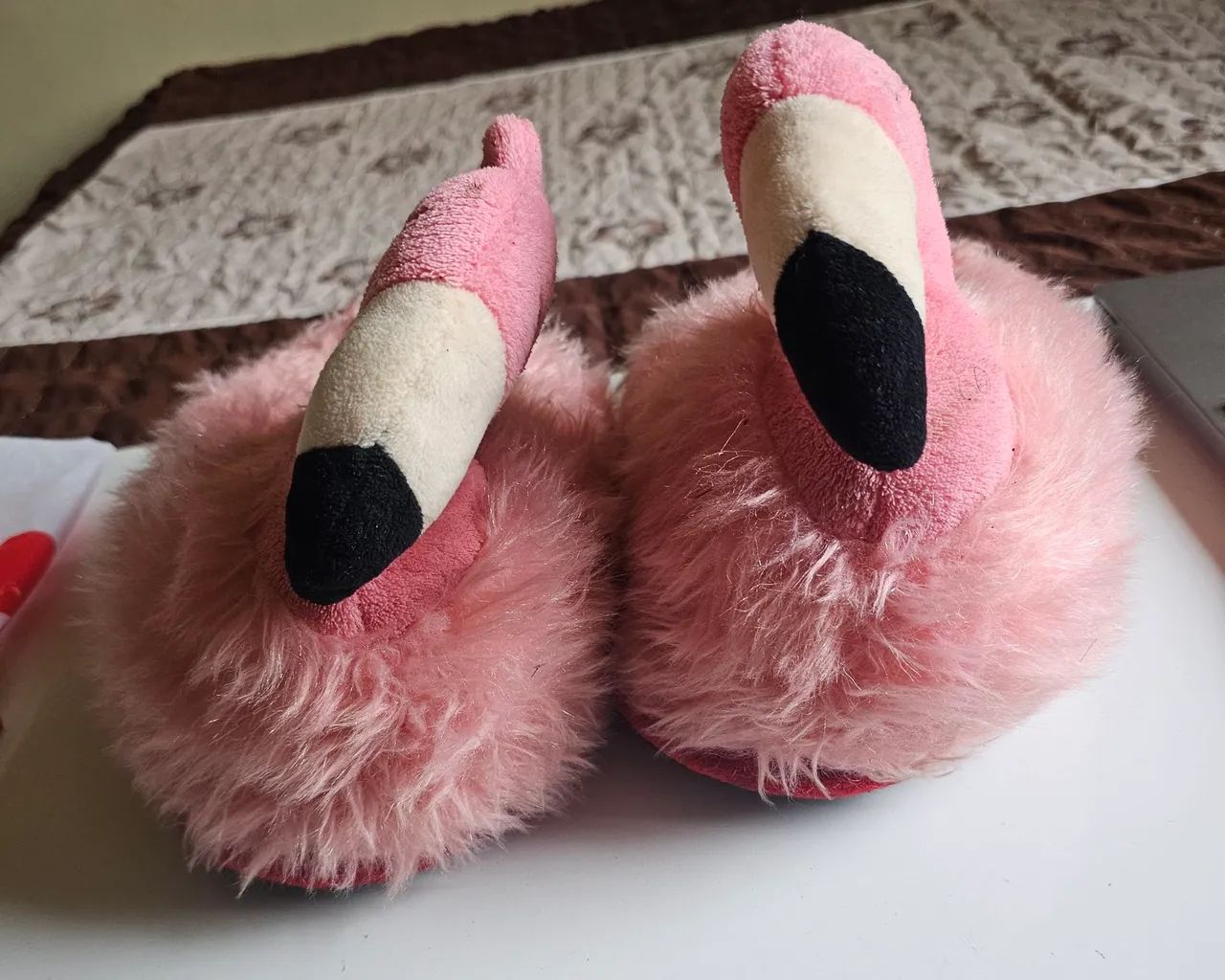 Pantufas de Flamingo Rosa - Foto 3
