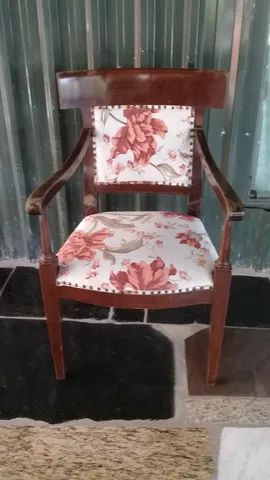 cadeira antiga colonial arte deco