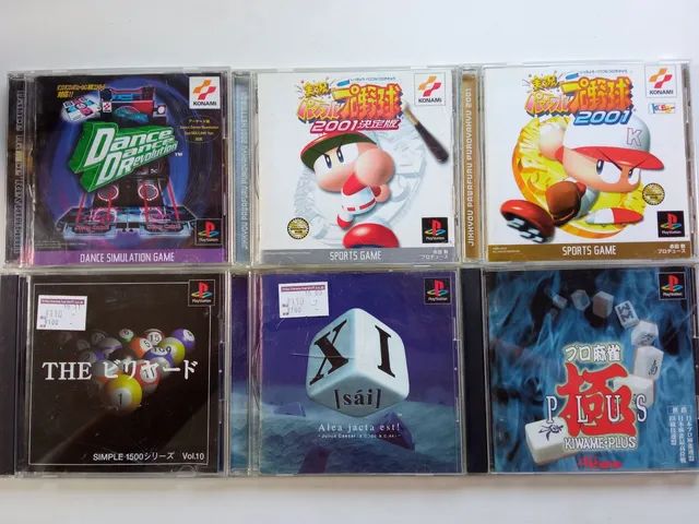 Jogos ps1 originais japones