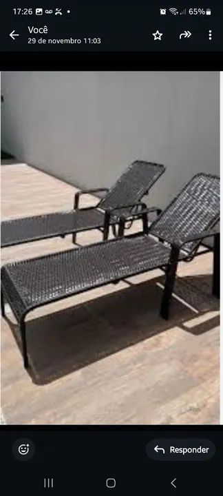 Conjunto de cadeiras para terraços e varandas - Foto 6