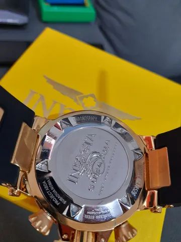 Relógio INVICTA Subaqua Noma 3 SKELETON Pulseira Azul - Foto 5