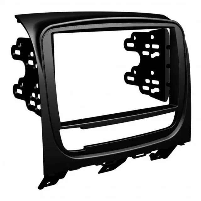 Moldura 2din Fiat Palio Weekend, Siena, Strada 2013 A 2019 - Preta