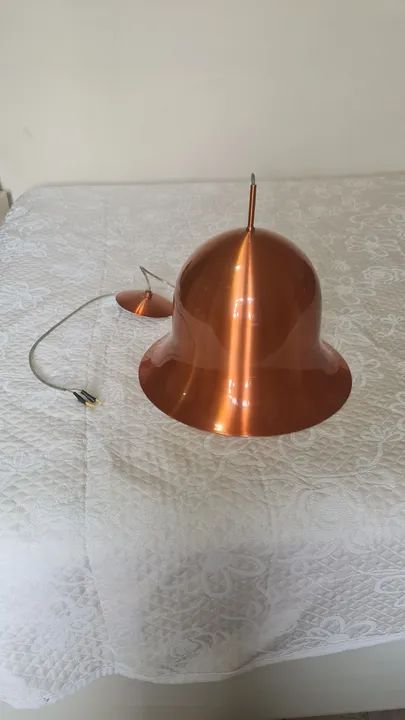 Luminária Pendente de Cobre - Foto 2