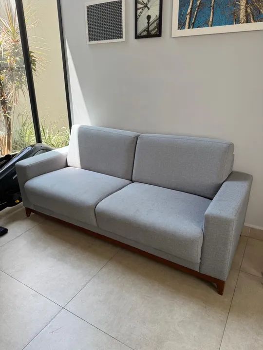 SOFÁ 3 LUGARES HERVAL - MUITO CONSERVADO! - Foto 2