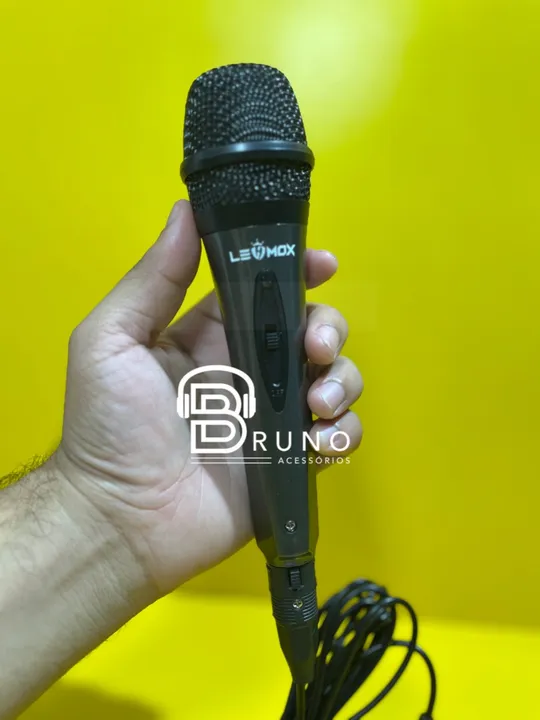 Microfone com fio LevMox