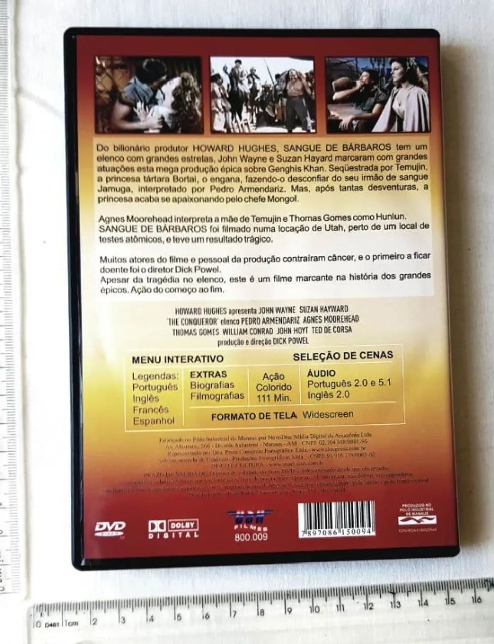 Dvd Original - Filme - Sangue de Bárbaros - John Wayne - Foto 4