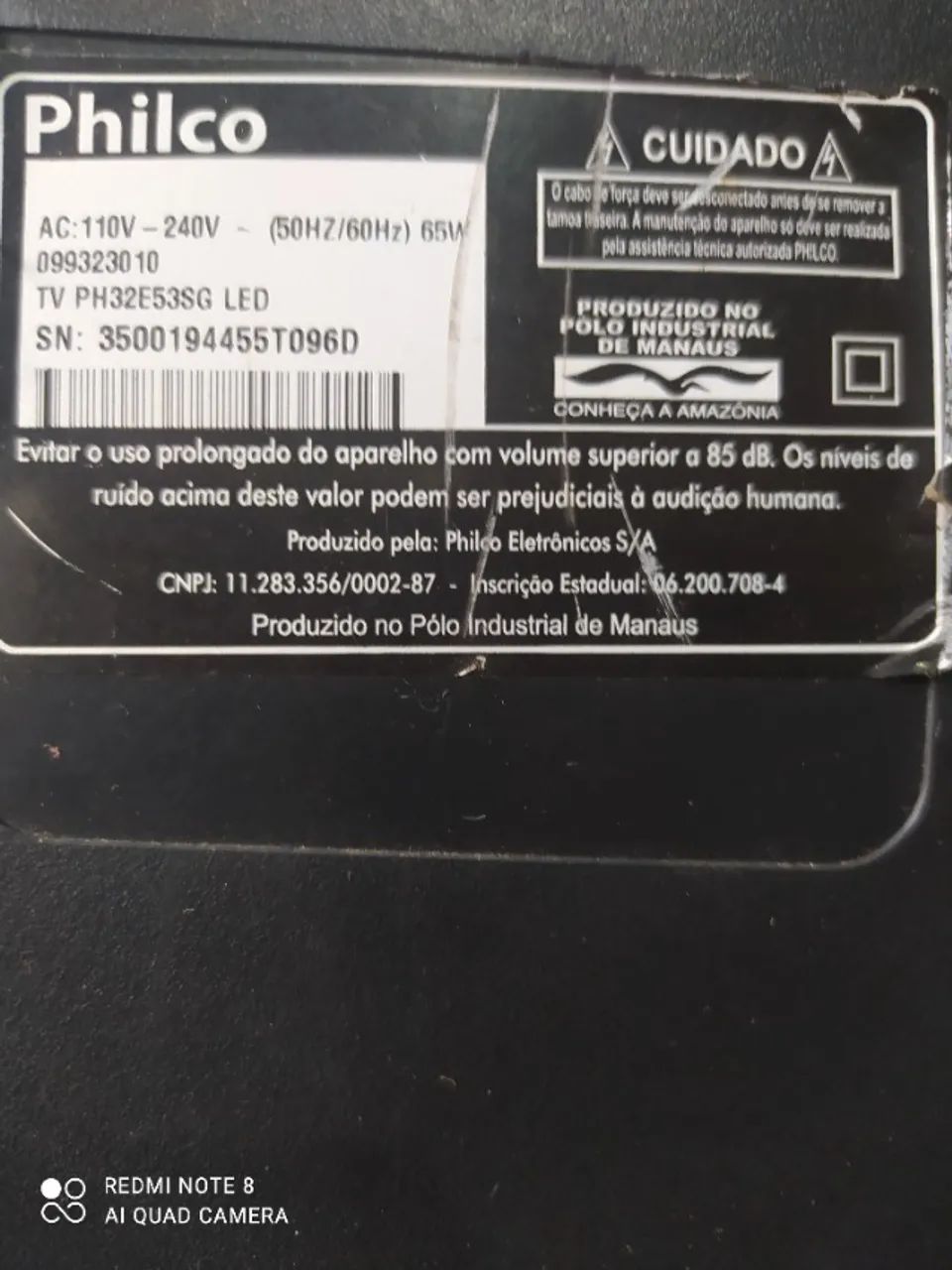 Tv Philco 32 polegadas modelo PH32E53 SG led - Foto 4