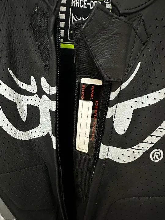 MACACÃO MOTO BERIK MONZA, 2pçs, Tam 50, Novo, Sem Uso - Foto 5