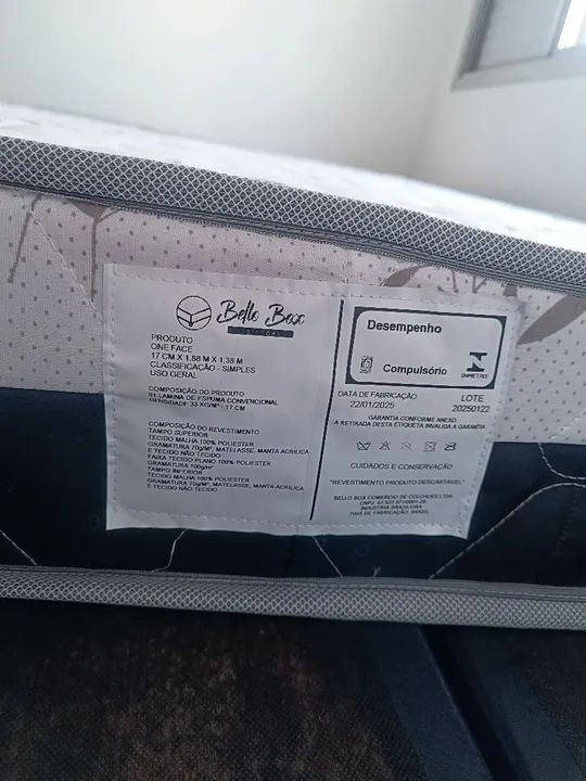 Colchão de Casal Ortopédico - Espuma D33 17cm - Foto 2